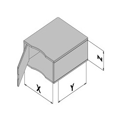 Caja de plástico EC30-430-6