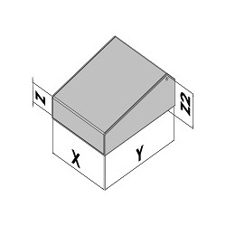 Caja pupitre 1 ángulo EC41-260-0