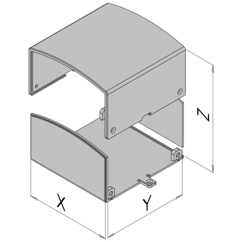 Caja plástica EC10-360-34